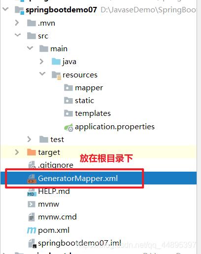 SpringBoot 工程下使用 Mybatis “偷懒”工程(反向工程)爱上java的小游子-springboot 工程下使用 mybatis “偷懒”工程
