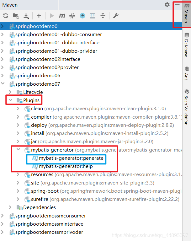 SpringBoot 工程下使用 Mybatis “偷懒”工程(反向工程)爱上java的小游子-springboot 工程下使用 mybatis “偷懒”工程