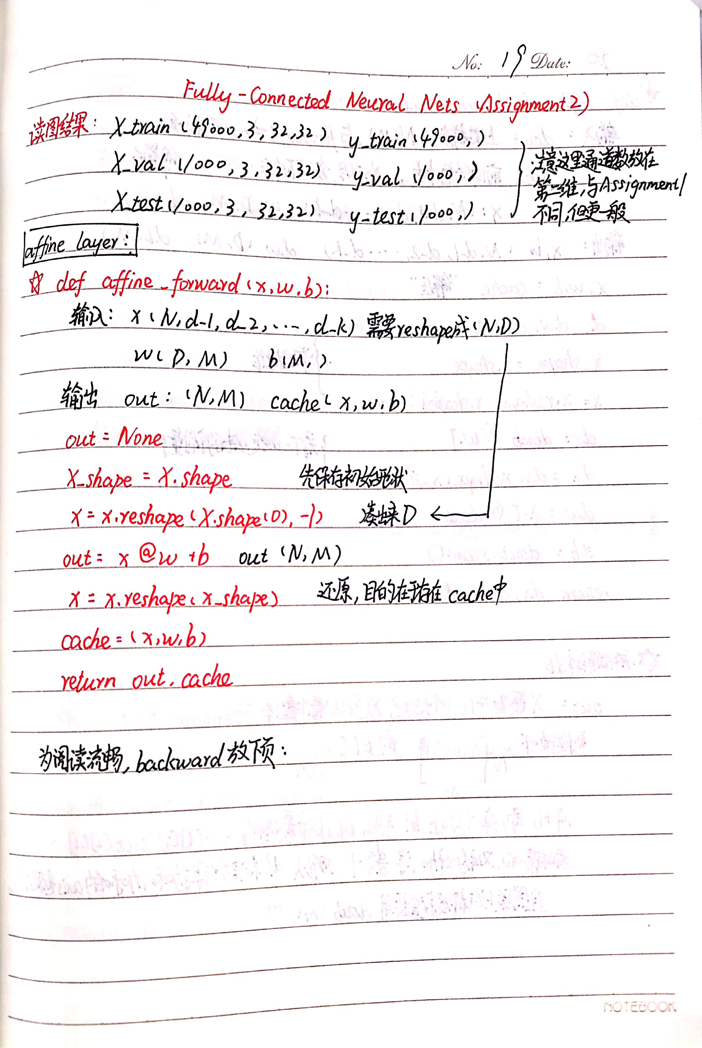 cs231n 2019版assignment 笔记（入门级解析，超详细）_cs231n2019资料-CSDN博客