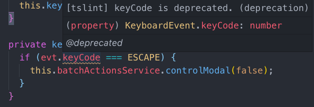 tslint-keycode-is-deprecated-deprecation-keycode-is-deprecated