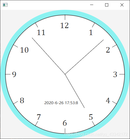 JavaFx实现钟表_利用线程制作一个数字时钟,显示在javafx界面中-CSDN博客
