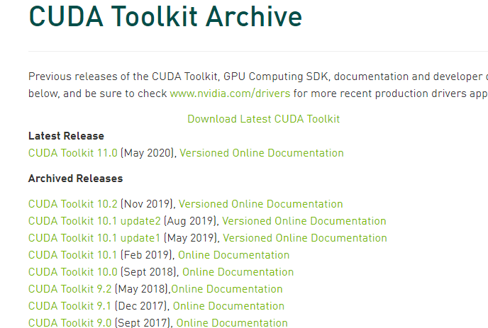 nvidia cuda toolkit mac