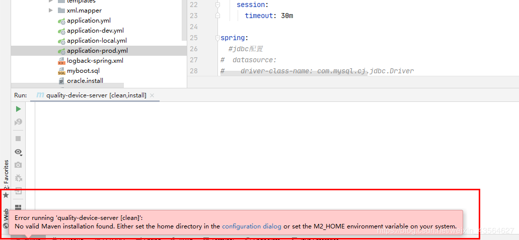 No valid Maven installation found. Either set - Programmer Sought