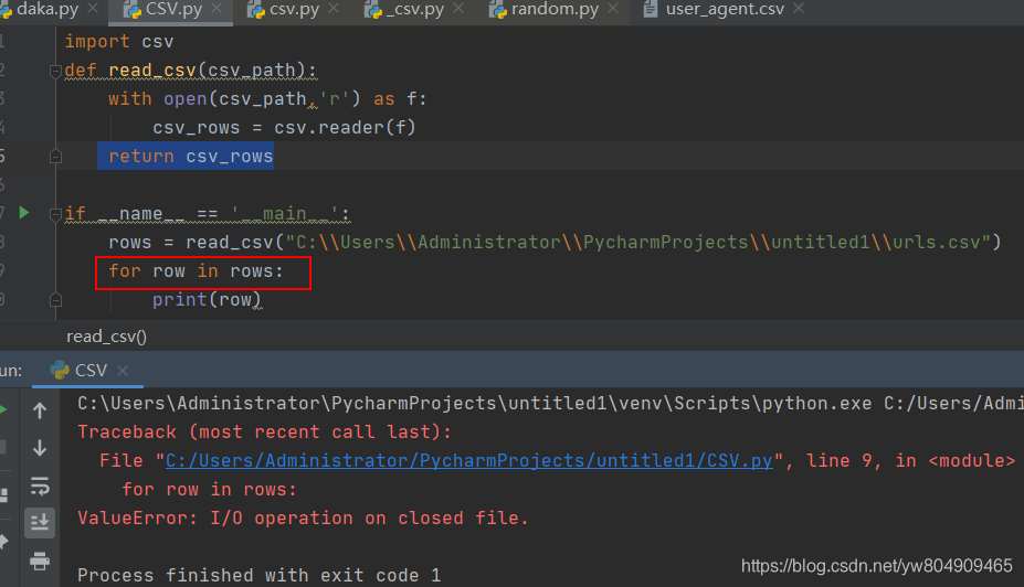 python with open报错:ValueError: I/O operation on closed file_with open ...