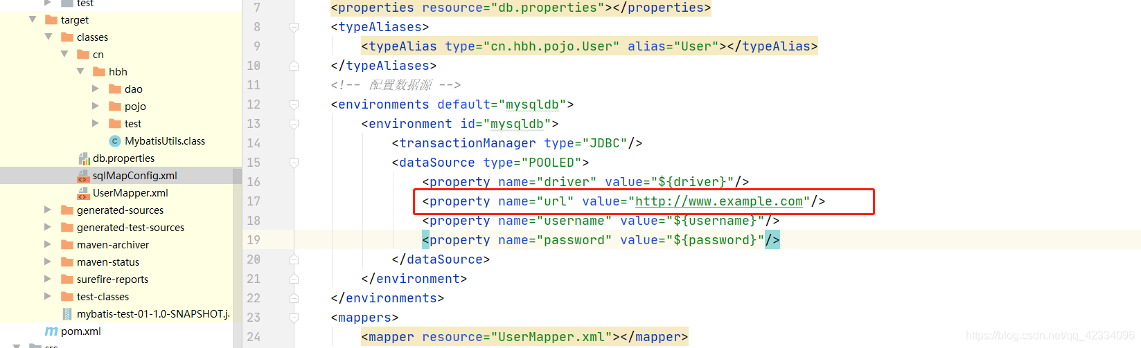 Cause: java.sql.SQLException: No suitable driver found for http://www ...