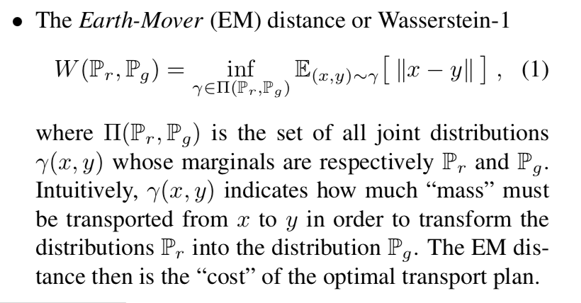 earth mover distance