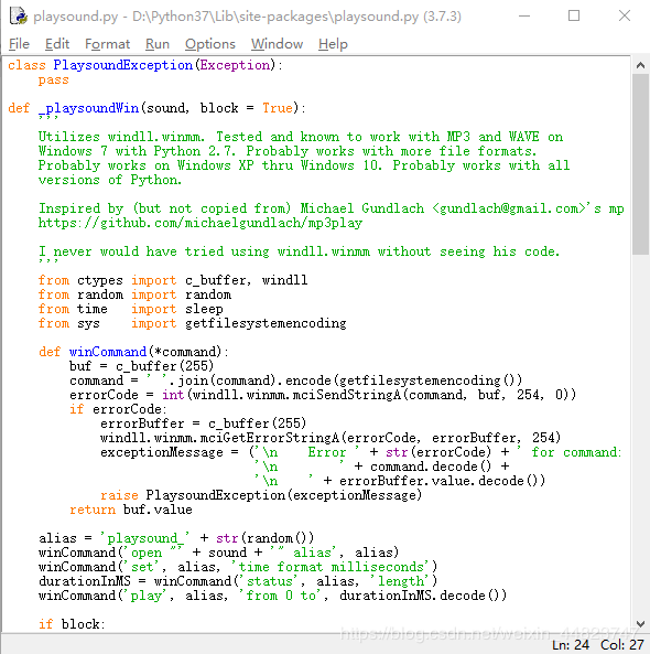python播放音频及playsound模块解除占用的3种方法-CSDN博客