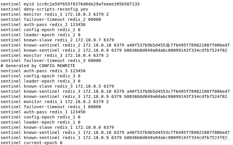 sentinel config