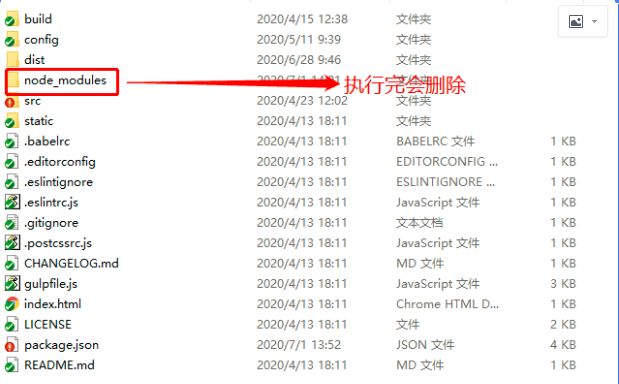 Quickly delete the node_modules folder - Programmer Sought
