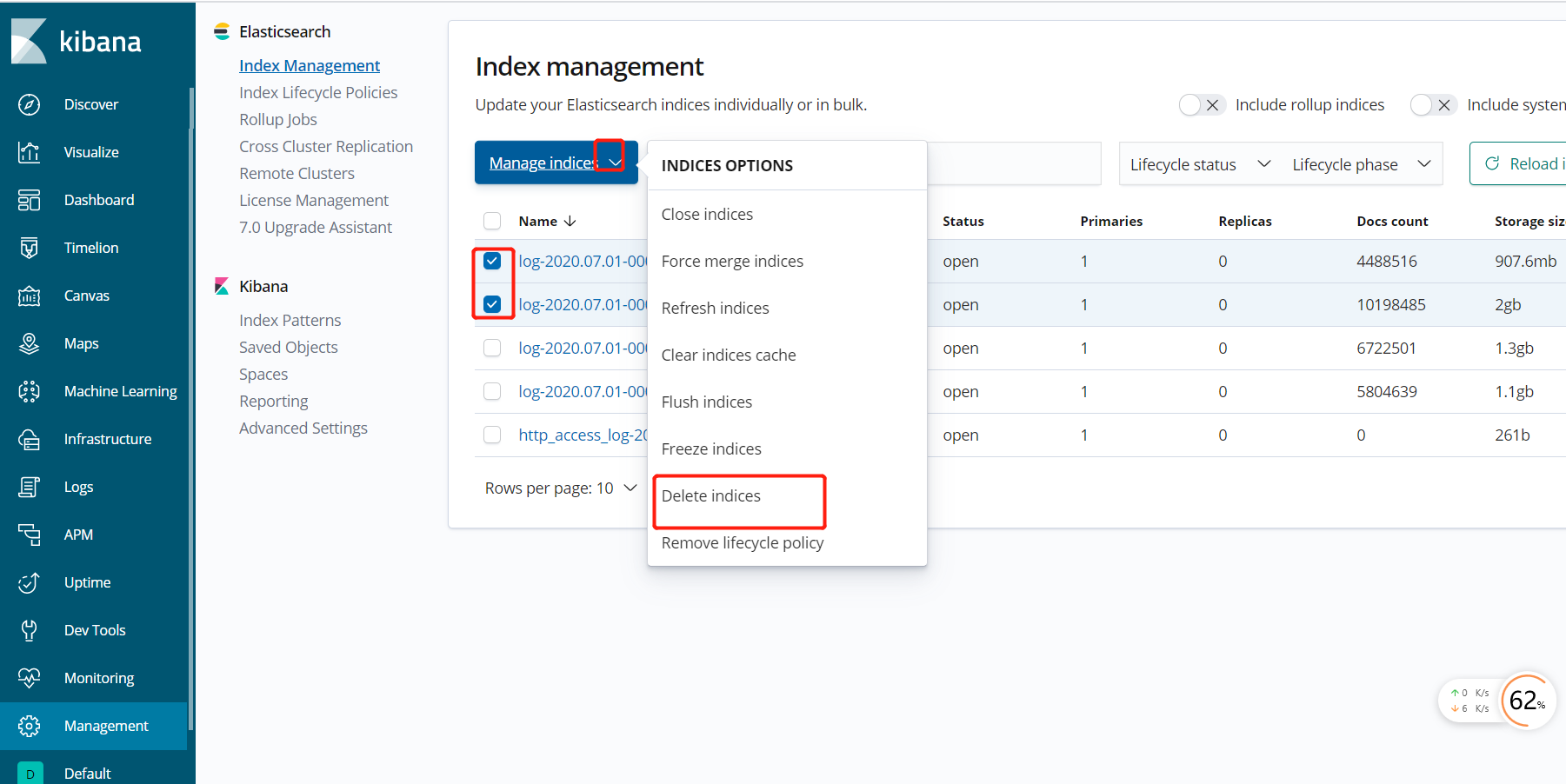 kibana删除elasticsearch数据_kibana删除es数据CSDN博客
