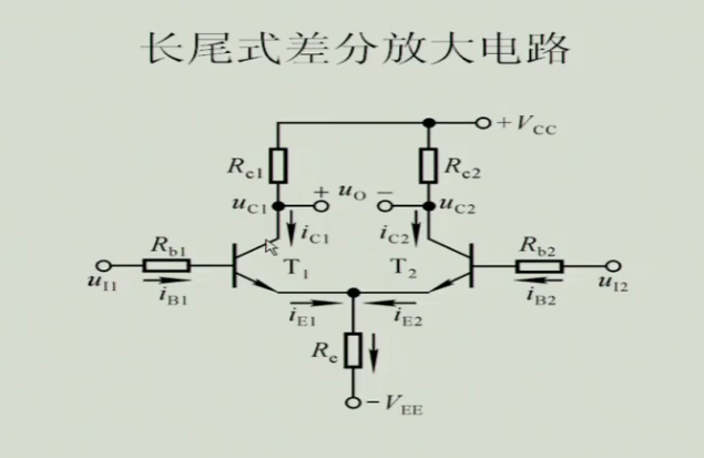 长尾式差分放大电路