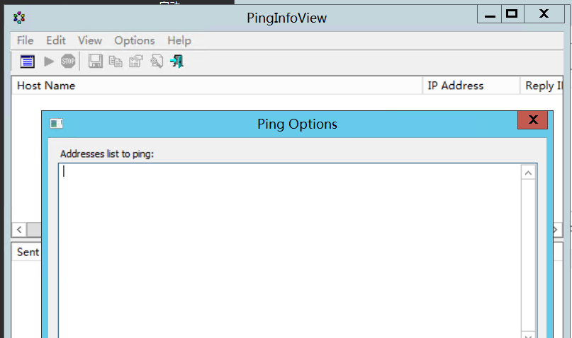 ping infoview