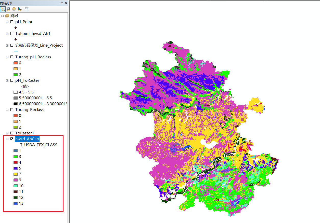 hwsd數據arcgis使用方法