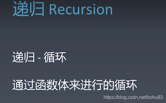 极客时间 算法训练营学习笔记3递归的实现 特性以及思维要点 Bohu的博客 Csdn博客