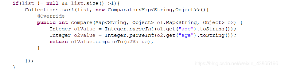 java 如何对List「Map「String,Object」」 数据类型的map数据中的指定一个key进行排序_list 以map中的key ...