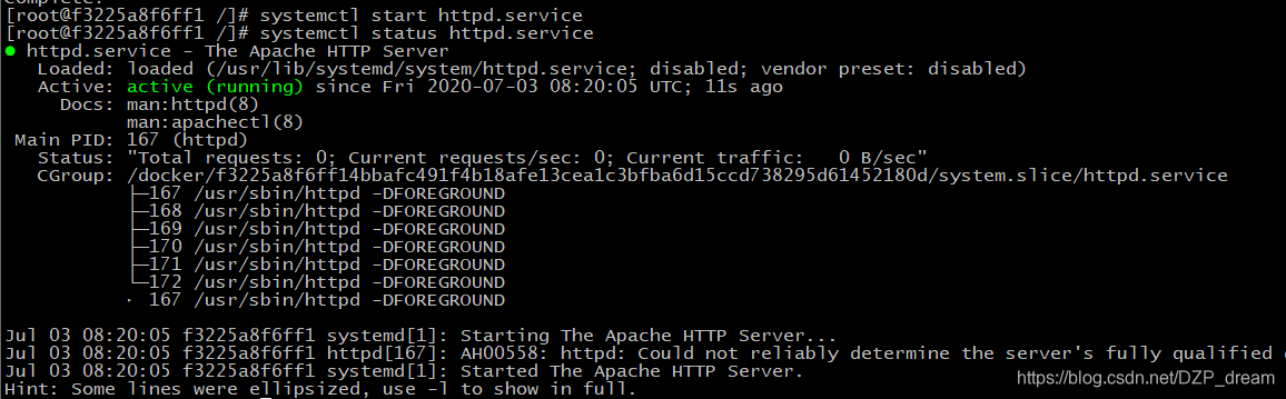 Centos7 安装和卸载 Apache HTTP Server(“ httpd”)服务DZPdream的博客-apache http sever服务器怎么卸载