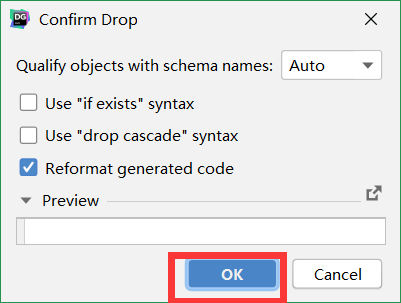 introspect schema datagrip