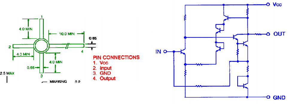 ▲ uPC1651 内部电路图