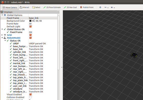 关于joint_state_publisher出现No transform from [sth] to [sth]的问题