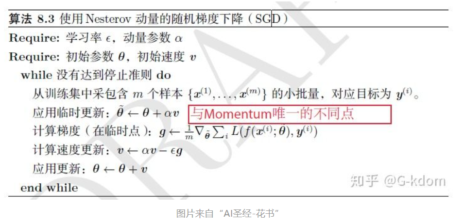 使用动量(Momentum)的SGD、使用Nesterov动量的SGD_sgd动量-CSDN博客