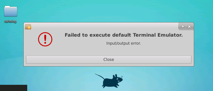 VNC桌面无法打开终端：Failed to execute default Terminal Emulator. Input/output ...