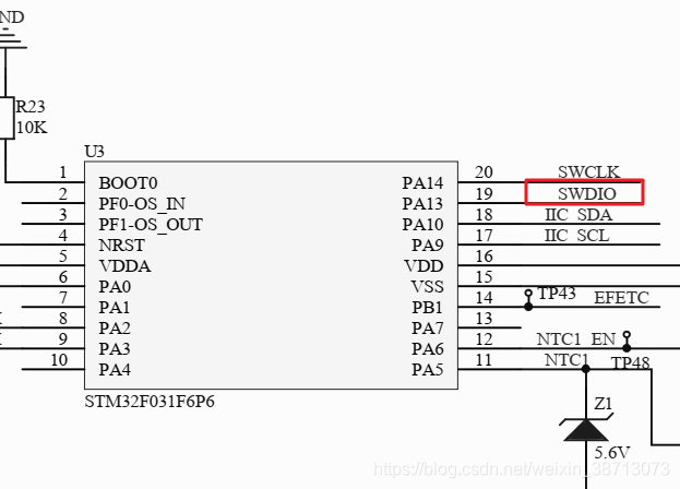 STM32F031F6外围电路