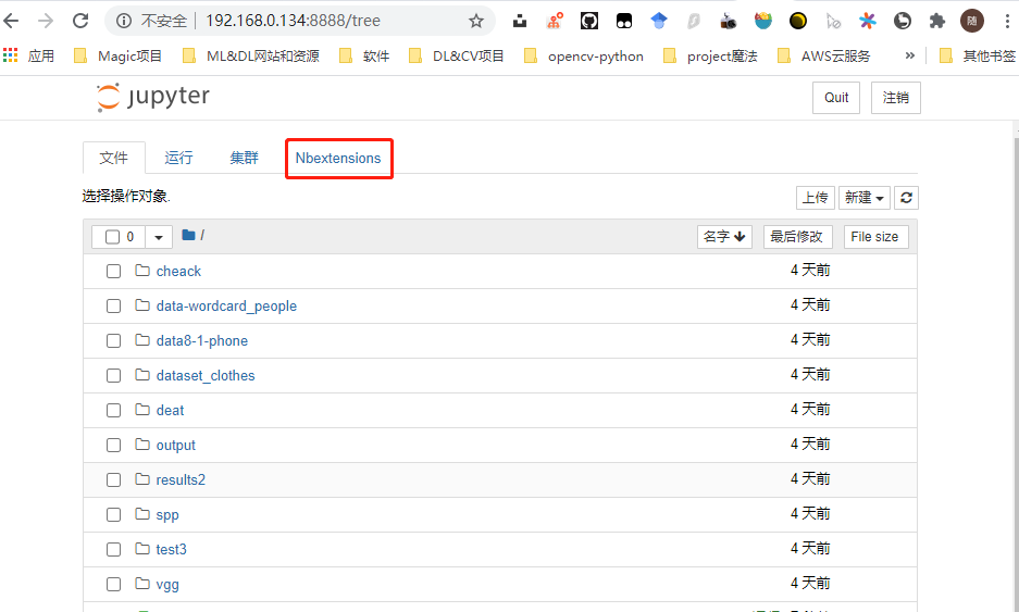 jupyter安装插件,以及远程访问服务器上的jupyter notebook_jupyter 远程访问 123456-CSDN博客