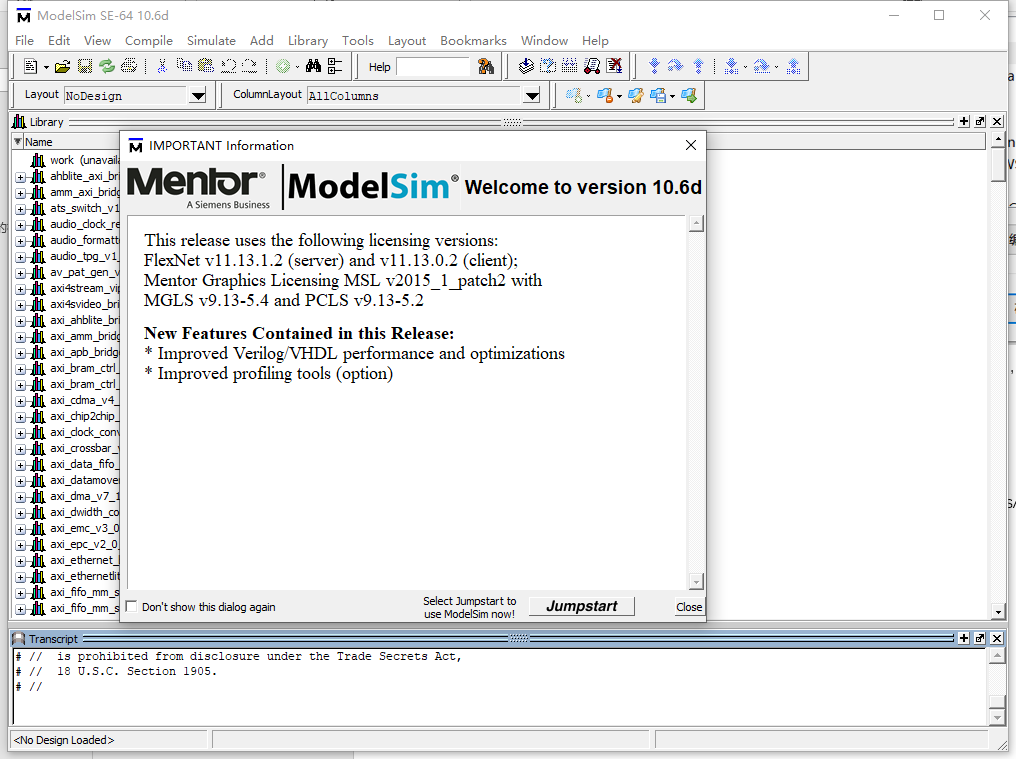 modelsimSE-64 10.6安装及与vivado联合教程_modelsim10.6d安装教程-CSDN博客
