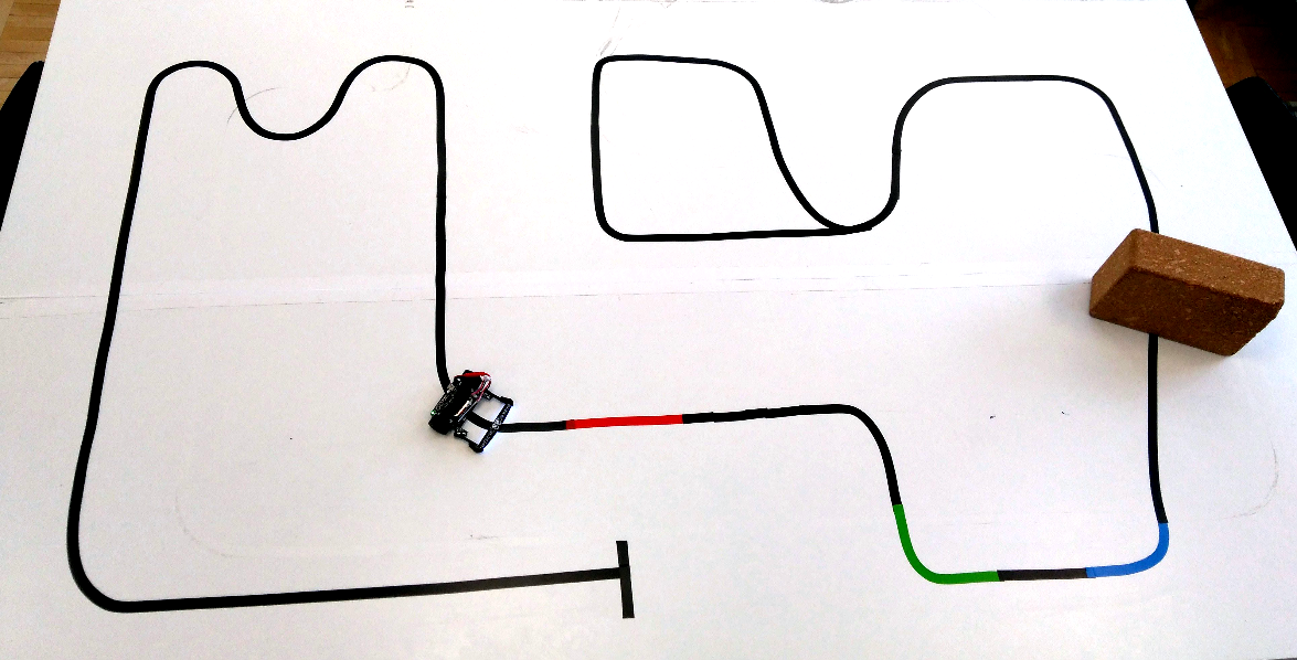 ▲ 利用神经网络控制的巡线智能车