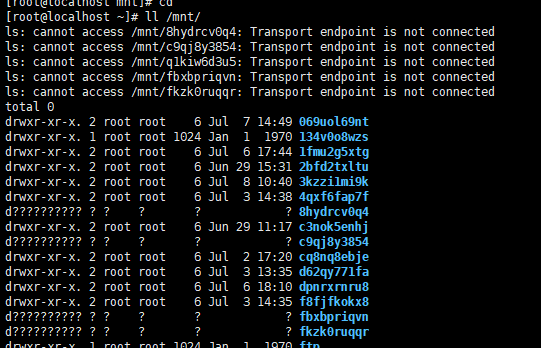 Touch: Cannot Touch '/Mnt/Dpnrxrnru8/3K2Ntl2Ad3': Transport Endpoint Is Not  Connected_Minions_222的博客-Csdn博客