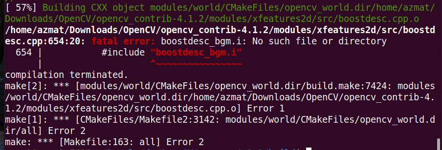 Compile OpenCV4.1.2 source code on Ubuntu16.04/20.04 - Programmer Sought