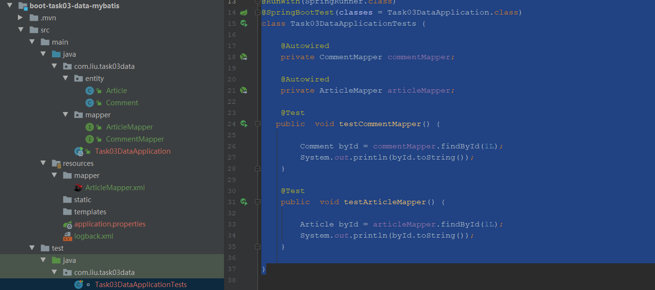springboot-integrate mybatis simple integration - Programmer Sought