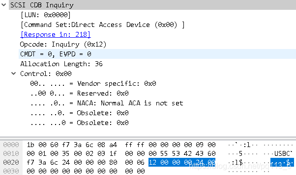 基于stm32f103的usb学习笔记35 Mass Storage之scsi命令scsi 0x23命令 Csdn博客 2319