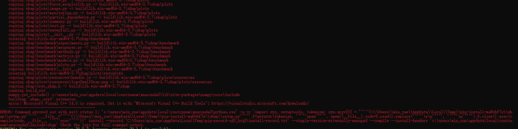 shap安装记录_shap模块 安装失败-CSDN博客