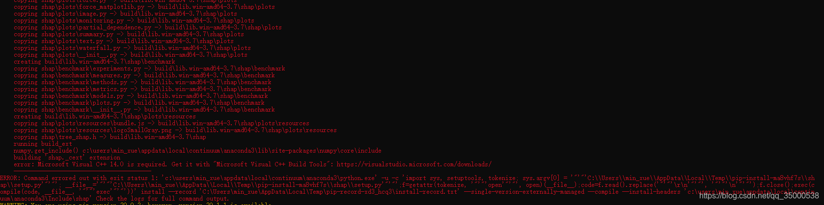 shap安装记录_shap模块 安装失败-CSDN博客