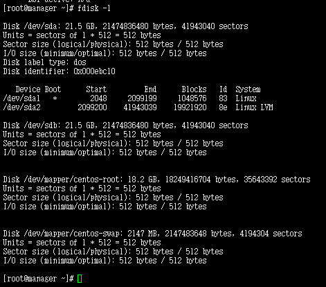 fdisk -l