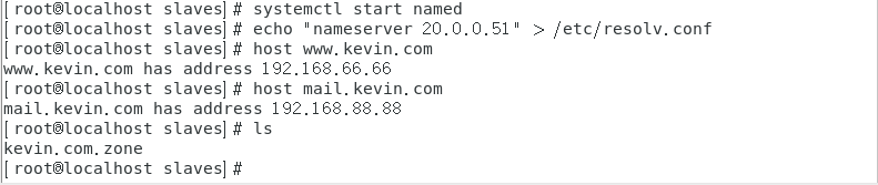 Linux--网络服务--DNS域名解析（主从同步）实验