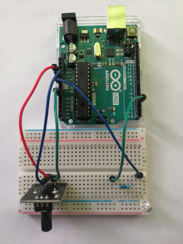 电路连线实物图