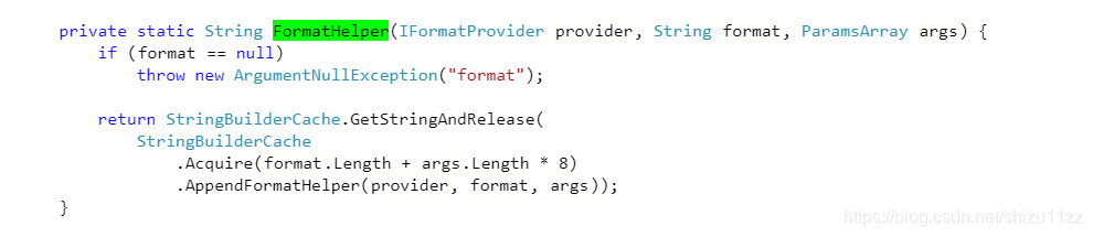 C# String.Format性能分析及与StringBuilder的比较_c# stringbuild format-CSDN博客