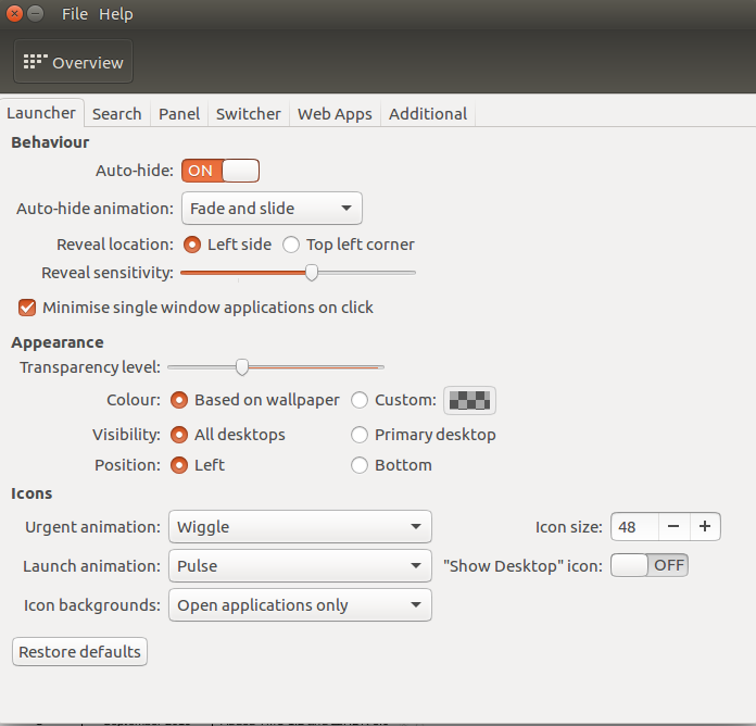 ubuntu 系统单击图标最小化_gsettings set org.gnome.shell.extensions.dashtodCSDN博客