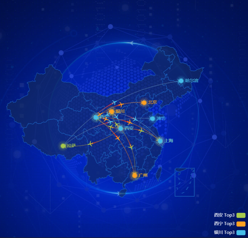 echarts可视化大屏学习笔记6地图