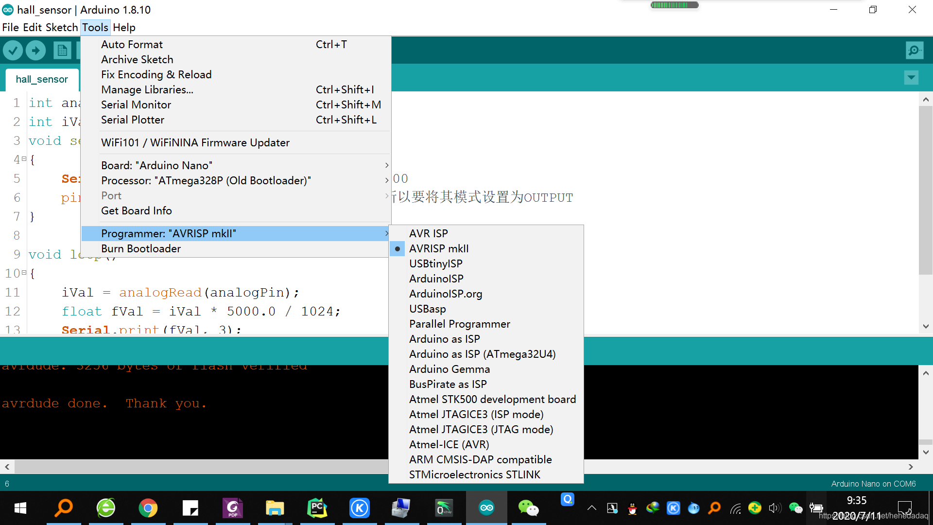 arduino nano 报错:avrdude: stk500_recv(): programmer is not responding(已 ...