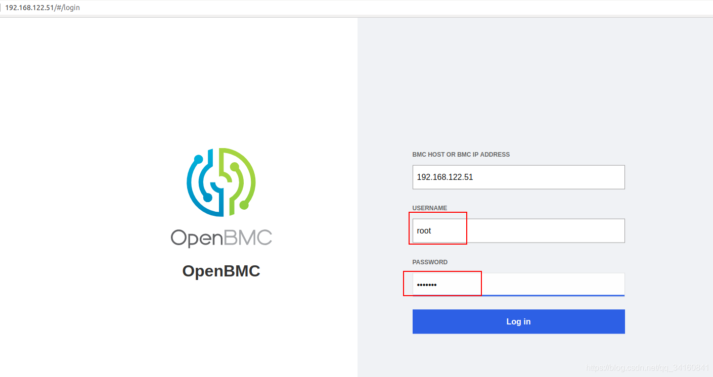 OpenBMC Default Login Credentials and root Password