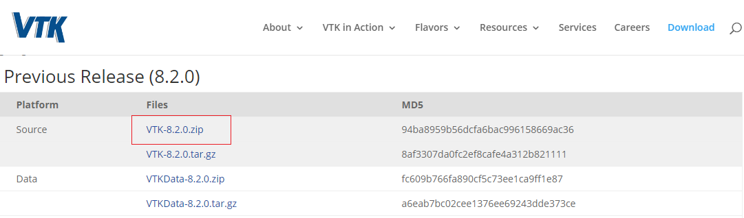 python vtk install cmake