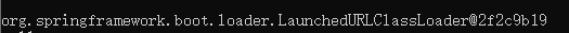 org.springframework.boot.loader.LaunchedURLClassLoader