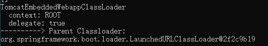 TomcatEmbeddedWebAppClassLoader