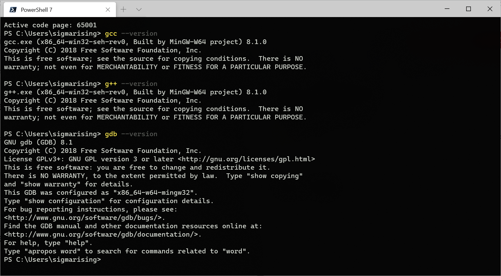 Install the new version gcc/g++ on Windows - Programmer Sought