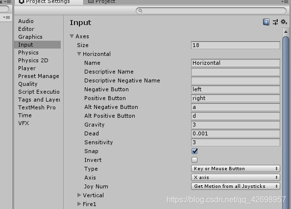 Unity--Project Settings Input属性_unity project setting-CSDN博客