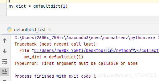 python学习——collections模块之defaultdict_defaultdict清零 python-CSDN博客